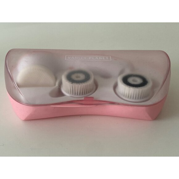 Vanity Planet Facial Cleansing Skin Spa 3 Interchangable Brushes Cordless Pucker - Picture 12 of 16